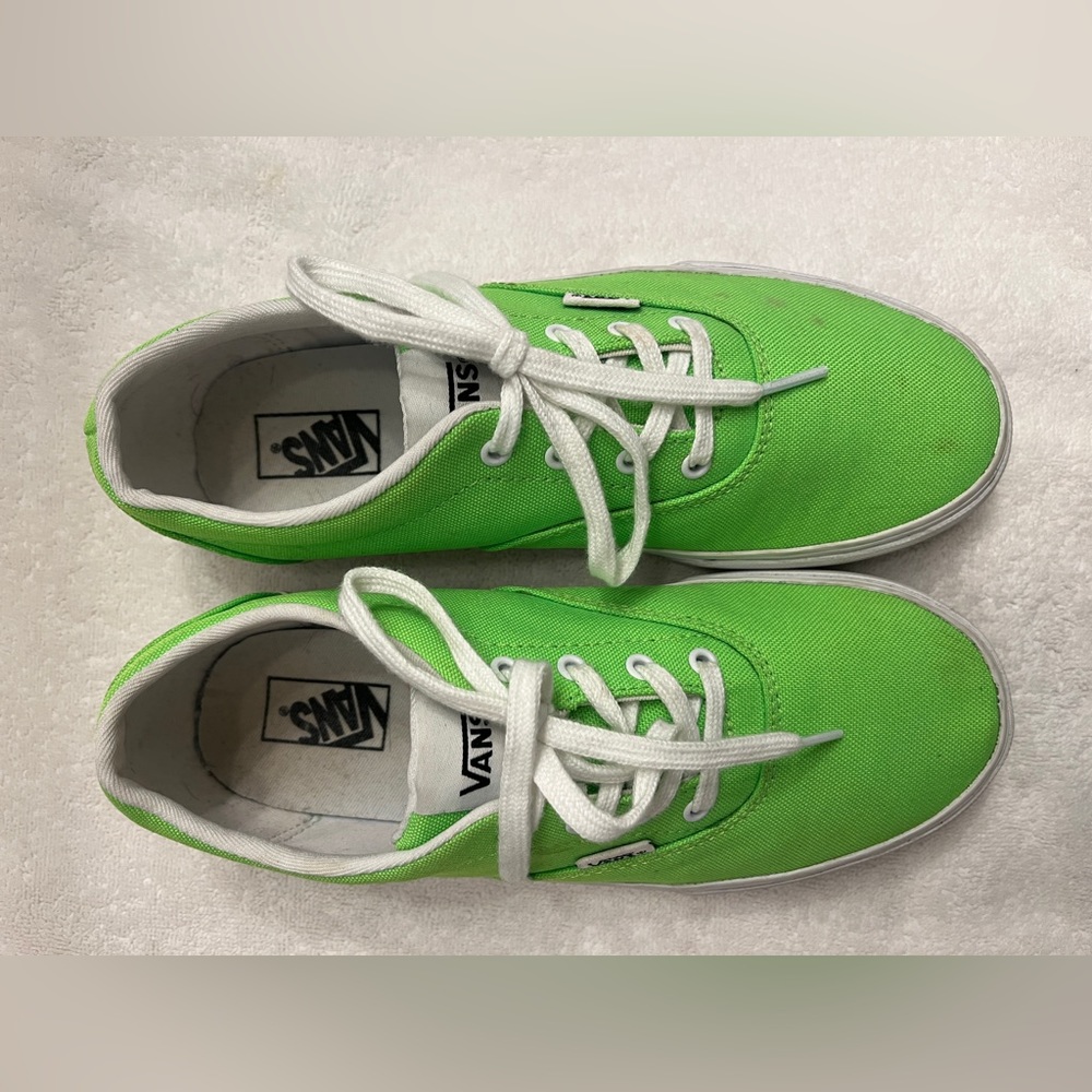 Neon green vans